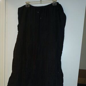 White Stag Black Long Flare Skirt XL